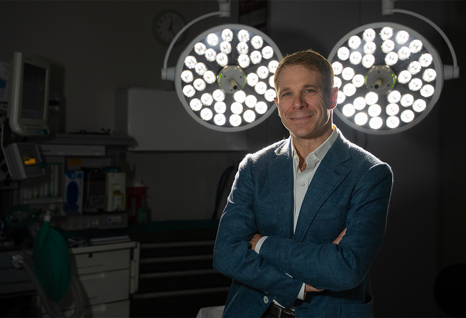 Dr. Jason Cooper in surgical room